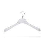 Weber plastic hanger »FROSTED« with wide shoulder