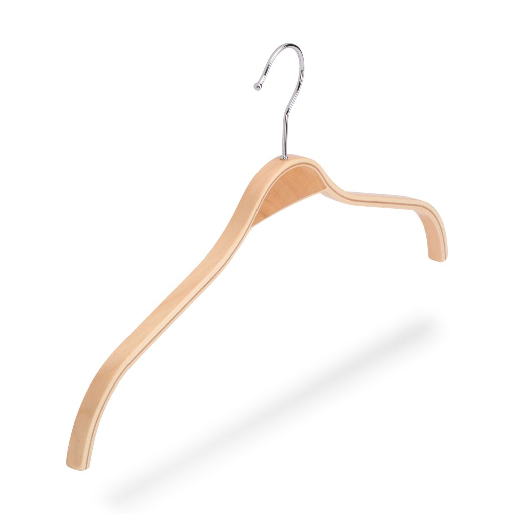 Kleiderbügel aus Schichtholz
